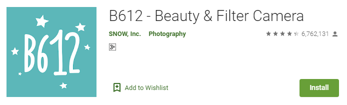 B612 -Free Selfie Camera, Photo Editor & Video App