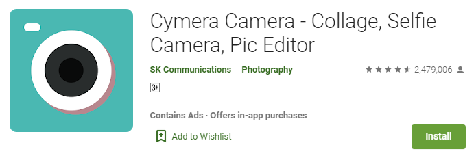 Cymera Camera - Collage, Selfie Camera, Pic Editor