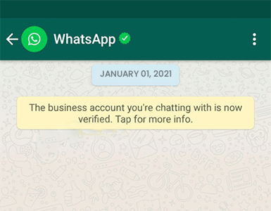 Verified Whatsapp Business Account