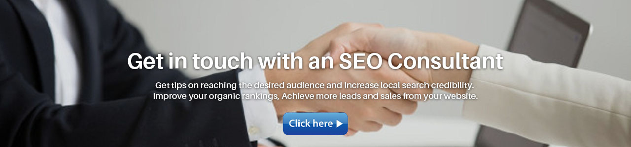 Get in touch with an SEO Consultant