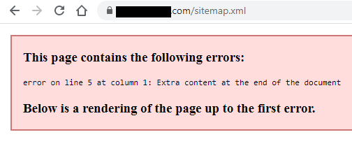 XML sitemap - Manual Website Audit